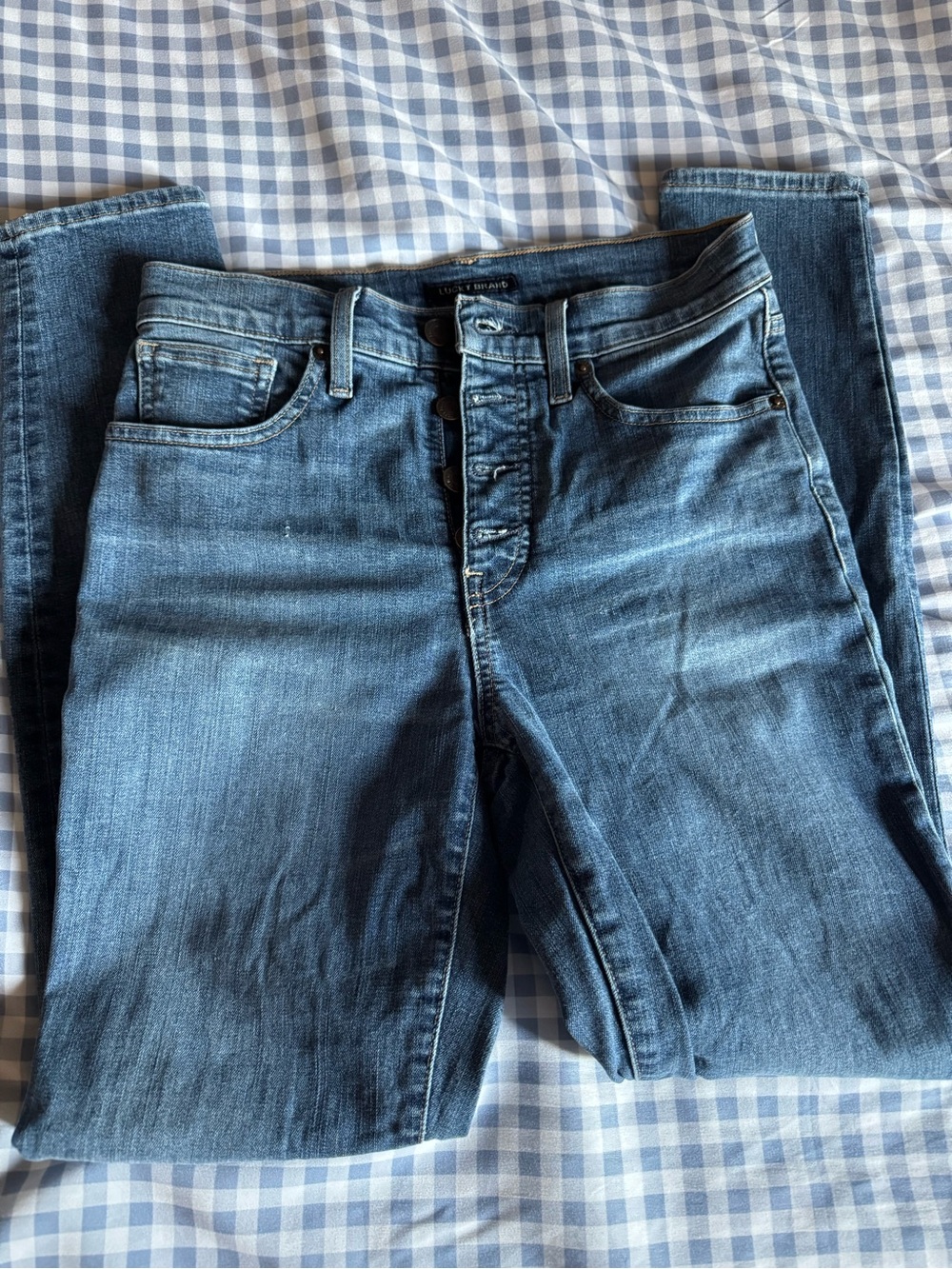 Lucky Brand Bridgette High Rise Skinny Jeans